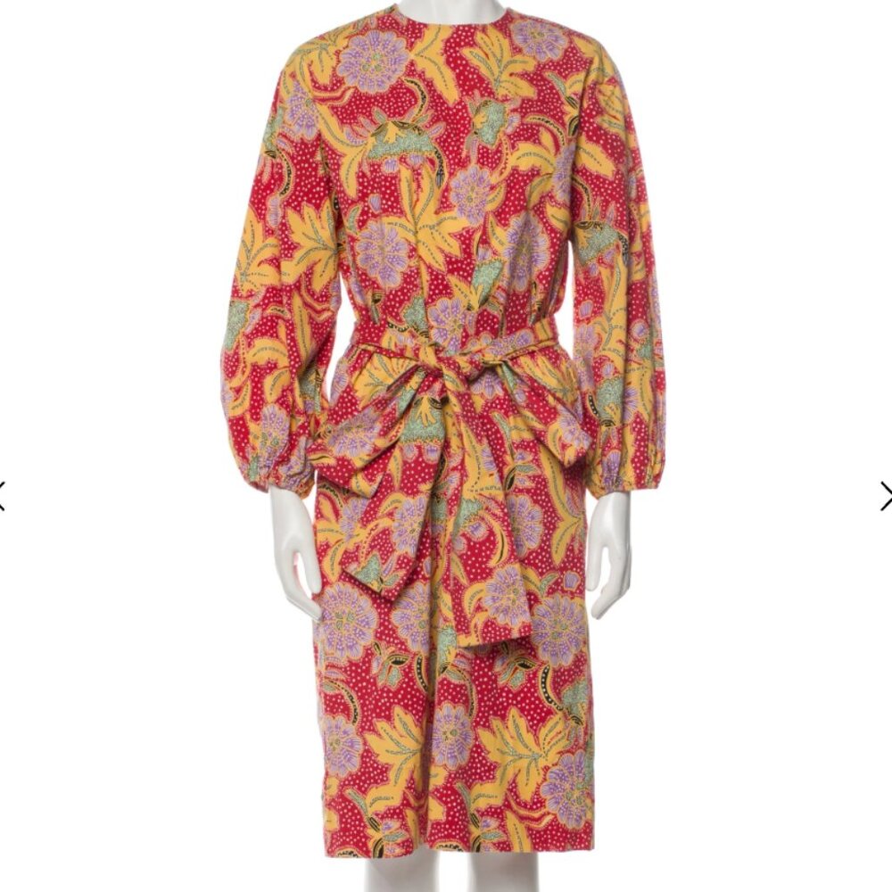 RHODE Athena Floral Midi Dress - Small